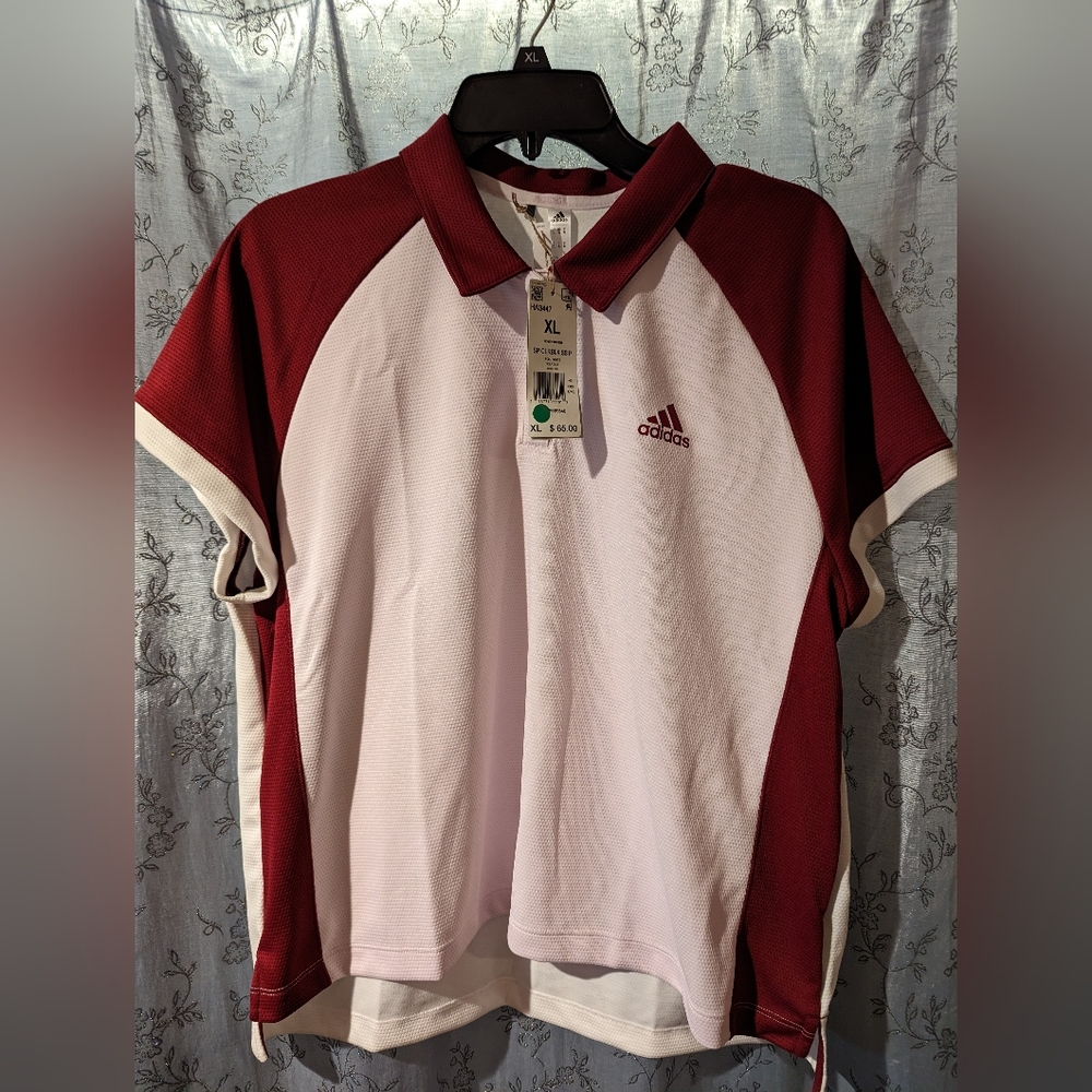 Women's ADIDAS Color Block Polo Golf New With Tags! Size XL HA3447